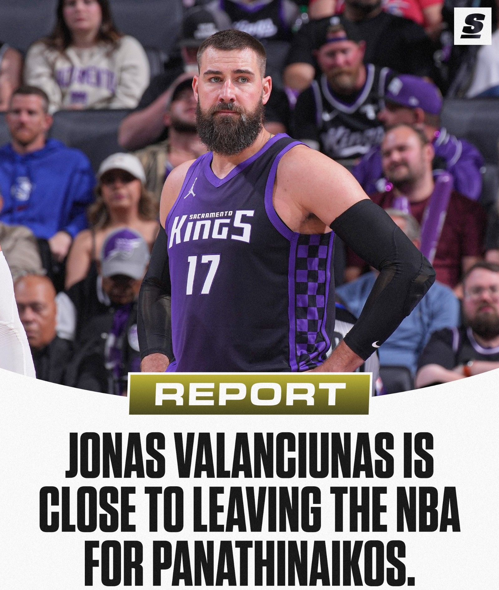 Stein：瓦兰丘纳斯可能会买断自己的NBA合同，加盟希腊帕纳辛奈科斯队